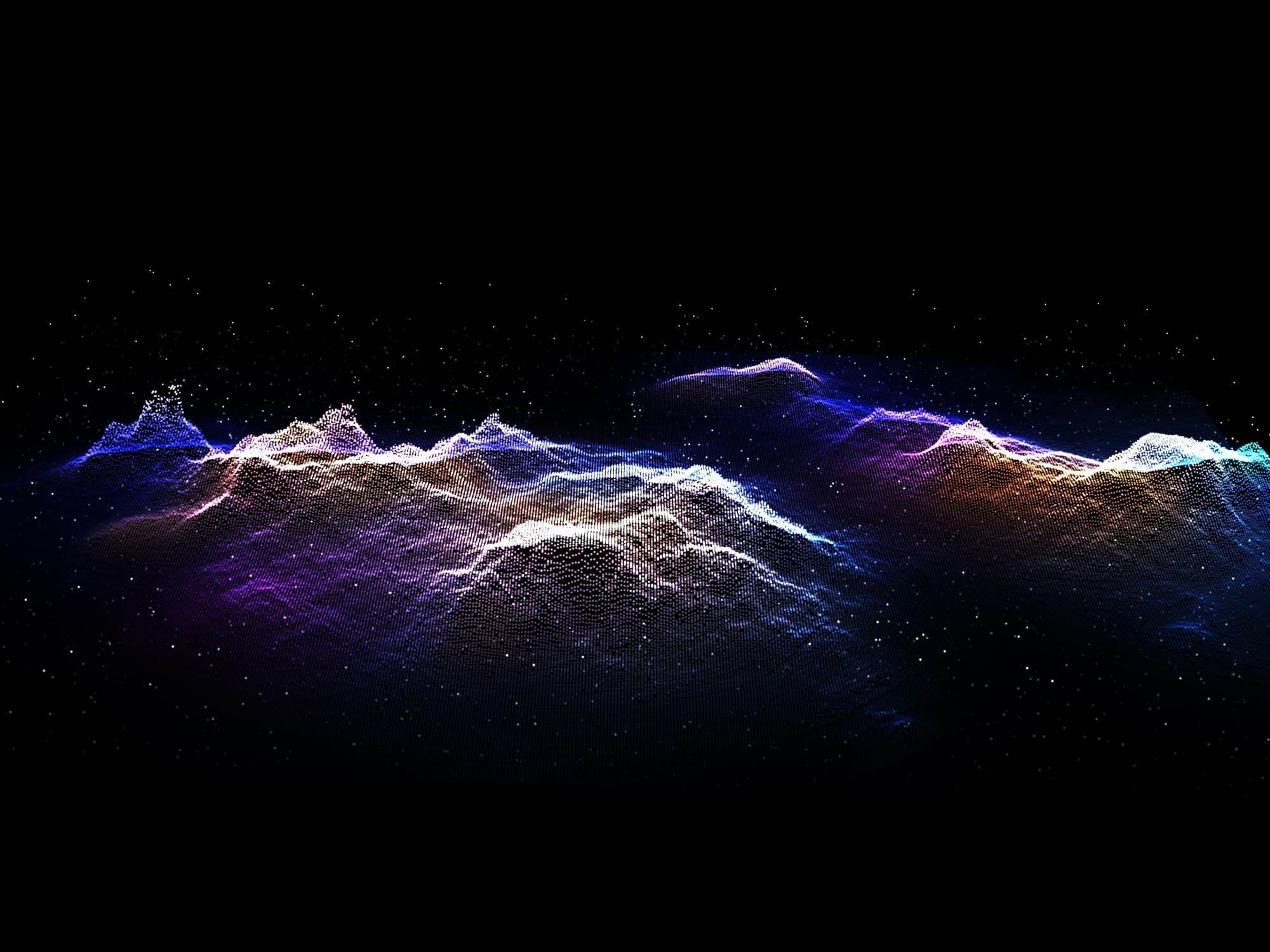 Abstract mesh representing complex research and intent translation